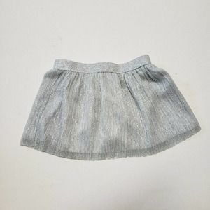 Crazy8 Sparkly Silver Skirt
